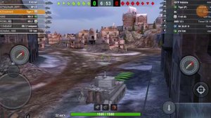 Тигр 1 самый лудший танк в танкс блиц 
обзор