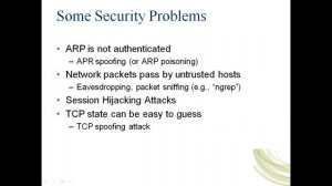 Packet Sniffing , Session Hijacking , ARP Spoofing pptx