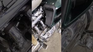 Эксперимент с монетой на двигателе Honda Valkyrie interstate f6c Хонда Валькирия