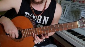 Greensleeves НА ОДНОЙ СТРУНЕ ? Школа гитары