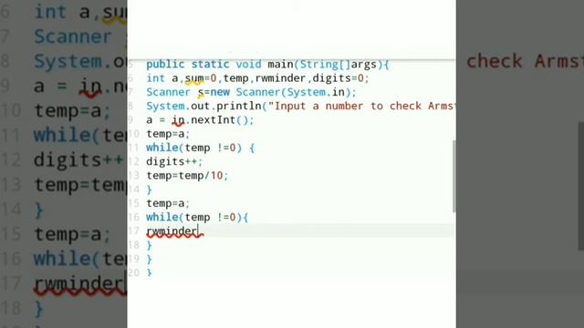 Armstrong Number Java program for beginner level part-24 Easy Learning Genius