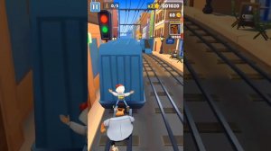 " Серфинг в метро " прохожу уровень