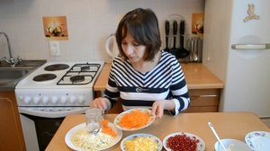 Салат праздничный "Гранатовый браслет"