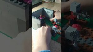 моя перша саморобка по lego minecraft Dangerous