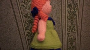 Вязаная куколка Анабель (спицы)