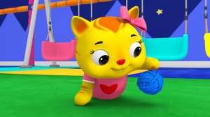 Пять маленьких котят | Новые Песенки Для Детей и Малышей | Little Baby Bum Russian