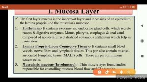 Histology and Function of GIT (Gastro-Intestinal Tract)/Alimentary canal: Histology and Functions