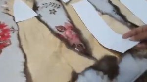 Как ставить выкройку на унты