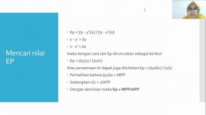 Estimasi Fungsi Produksi Cobb Douglass