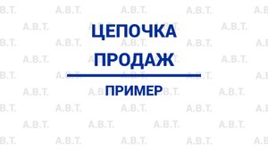 Цепочка продаж. Пример.