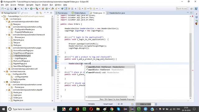 Selenium Live Project - Part 12