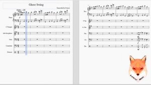 Ghost Fight Swing - Undertale (Jazz Ensemble Sheet Music)