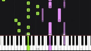 ЦВІТЕ ТЕРЕН \\ Ukrainian Folk Song \\ Piano Cover \\ Synthesia Piano Tutorial