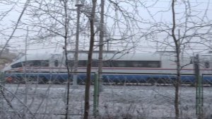 Самый Длинный в Мире Сдвоенный Скоростной Поезд САПСАН 500 Метров в длину 185 км-ч дубль 2 иней