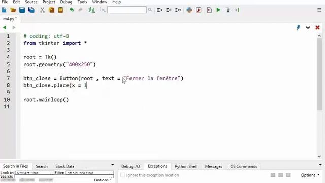 TP GUI Python Tkinter Solution Exercice 4 смотреть онлайн