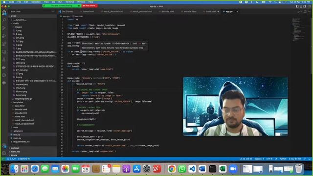 Steganography Project || Full stack Project || Final Year Project with Source Code and Report