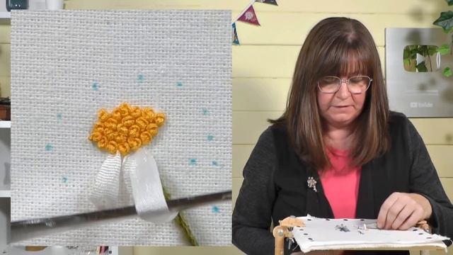 Silk ribbon embroidery tutorial with full instructions and free design pdf for you to stitch!