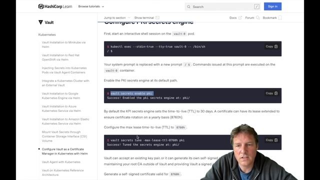 Vault as a PKI engine for Kubernetes смотреть онлайн