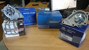 Водяной насос системы охлаждения Помпа Hyundai Accent  Water Pump  Обзор