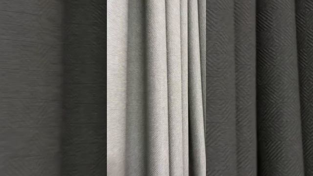 Зеленые шторы с рисунком ромб
