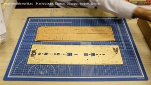 Обзор набора для постройки модели брига Меркурий от фирмы Эскадра в 72-ом масштабе