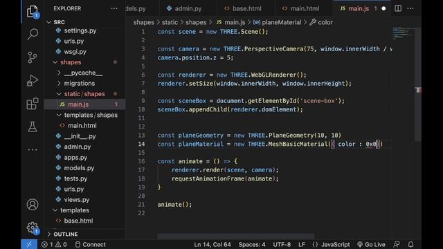 ? Introduction to Python Django and Three.js for Web Development ?