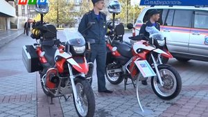 В столице прошел парад пожарно-спасательной техники МЧС