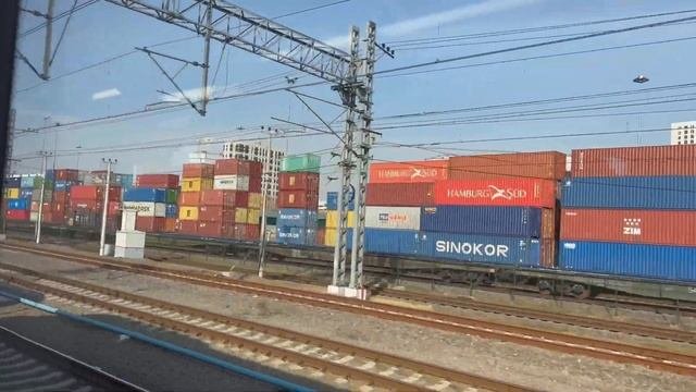 【4K】Поездка из Москвы до Новоподрезково на электричке