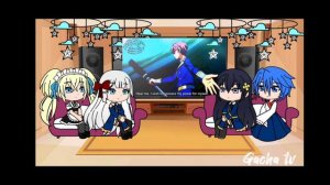 The Demon Sword Master of Excalibur Academy react to 'LEONIS MAGNUS' [1-2COMP.]