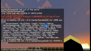 Как сделать бесконечную невидимость в Minecraft