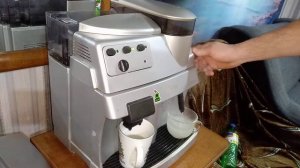 Промывка кофемашины SAECO в домашних условиях уксусом