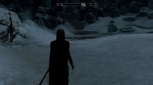 TES V Skyrim: бой красотки  с великанами ч.2