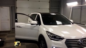 Автоматическая тонировка Hyundai Santa Fe 2017