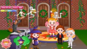 Baby Hazel Halloween Party | Trick or Treat | Halloween Party Games for Kids by Baby Hazel Games