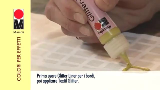 Marabu Video didattico con sottotitoli Marabu effetto colori italian