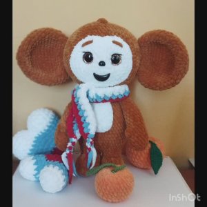 Обзор. Игрушка Плюшевый Ушастик Чебурашка