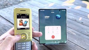 Incoming Call Sony Ericsson K500i Java & Samsung Galaxy Fold3 Android
