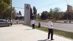 Кортеж Ангелы Меркель, Кишинев, 22.08.2012