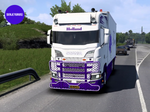 SCANIA S500 FLOWER SHUTTLE V1.0 для Euro Truck Simulator 2 (v1.49.x)