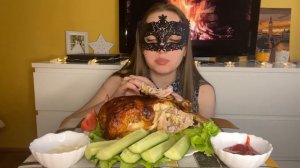 МУКБАНГ КУРИЦА-ГРИЛЬ /  MUKBANG GRILLED CHICKEN / EATING / не asmr