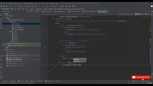 How to Implement TimeLine View/StepBar Vertical in Jetpack Compose | Android | Kotlin | Make it Eas