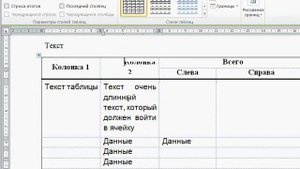 MSO.18 Расширенная работа с таблицами Microsoft Word