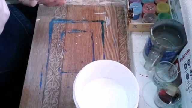 Простой декор шпатлевкой. Ваза из бутылки. Diy. смотреть онлайн