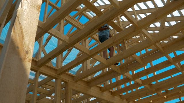 Каркасная летняя дача 7 на 7 м. Кровля Ондулин. смотреть онлайн