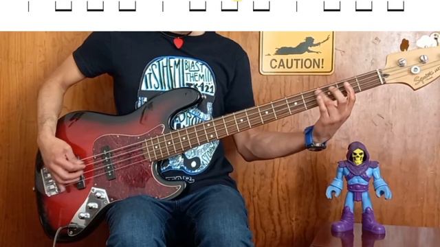 Nirvana - Rape Me (Bass Cover / Play Along Tabs)