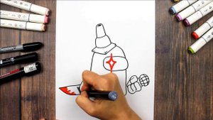 Drawing FnF vs Imposter V3 | Friday Night Funkin