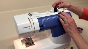 Threading your Huskystar 219 sewing machine