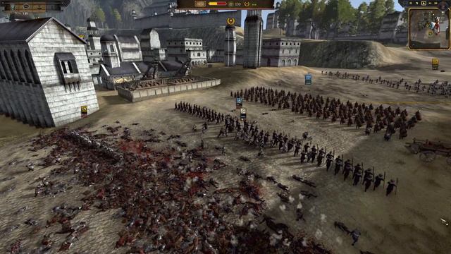 EREBOR FEARS NO MAN! - Rise of Mordor Total War Multiplayer Siege смотреть онлайн
