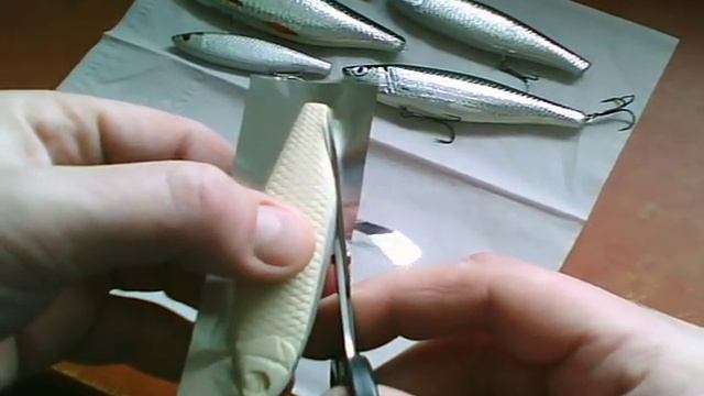 Oklejanie woblera folią aluminiową - wobler płoć смотреть онлайн