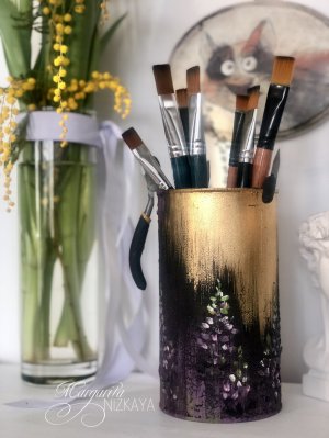 Видео МК. Люпины. Работа с поталью.